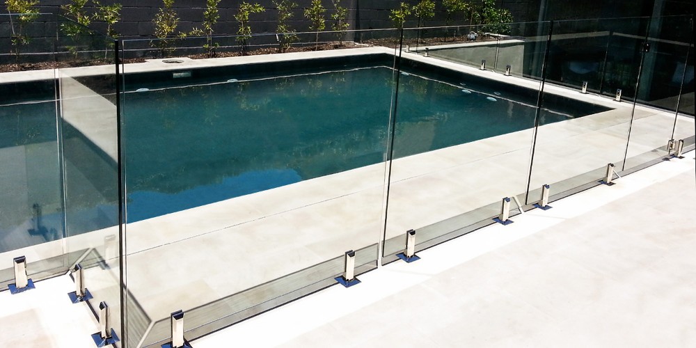 stainless steel fascia mount spigot toughened glass railings 