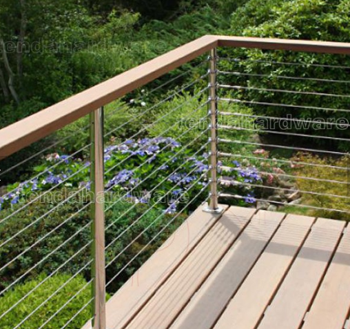 balcony 316 stainless steel wire railings 