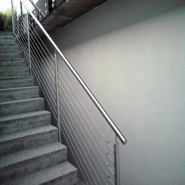 outside 316 stainless steel rod railing /cable railing 