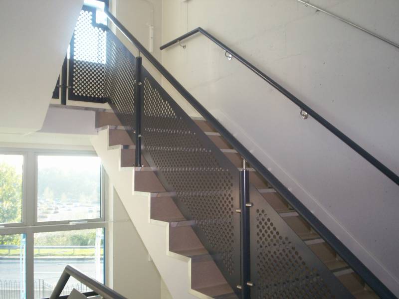 perforated plate railing